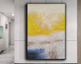 大きな抽象画、寝室の壁アート、キャンバスの絵画、抽象画、現代アート