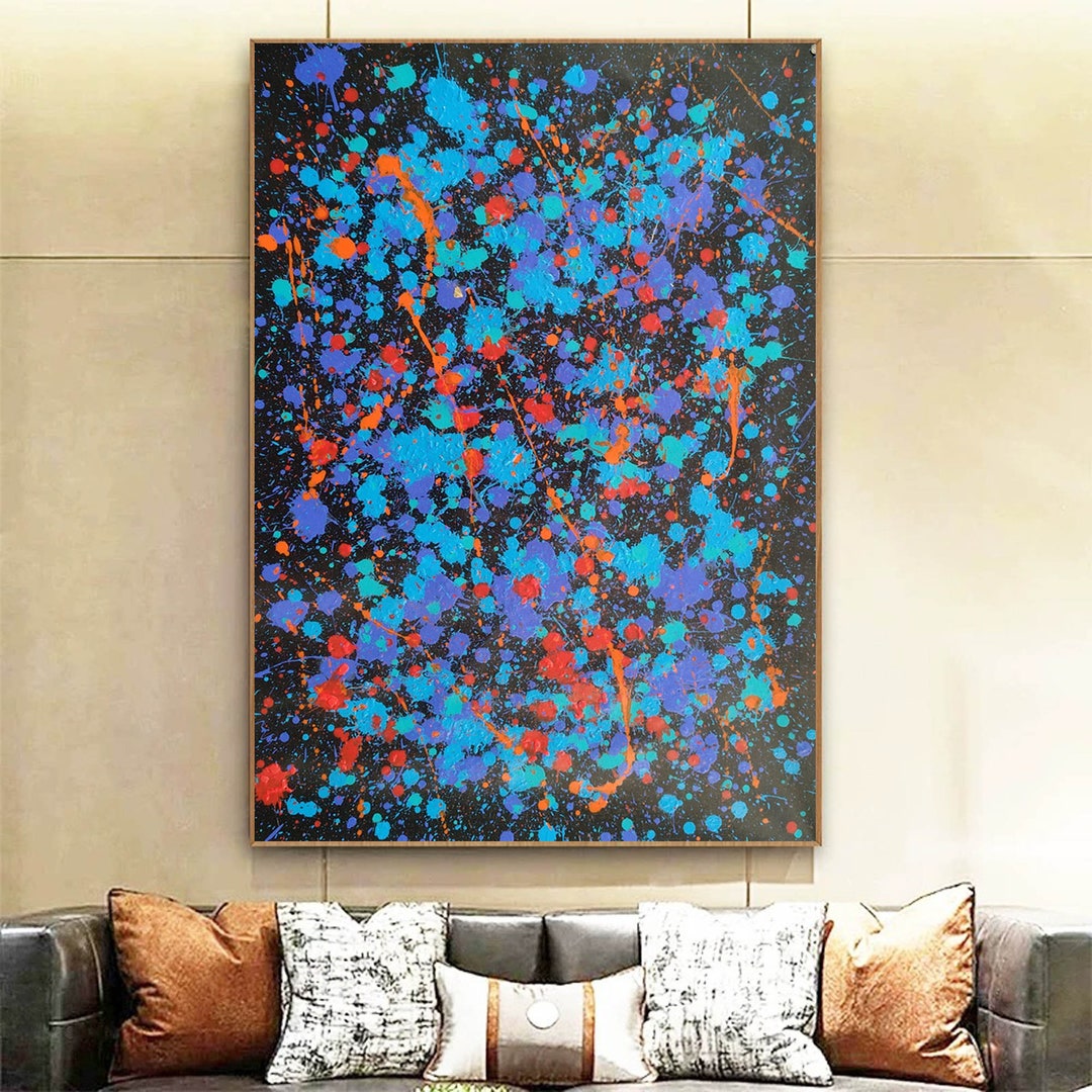 Living Room Painting Large Wall Art Large Original Oil Painting on ...