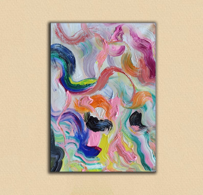 Abstract Canvas Art Original Abstract Painting Large Etsy