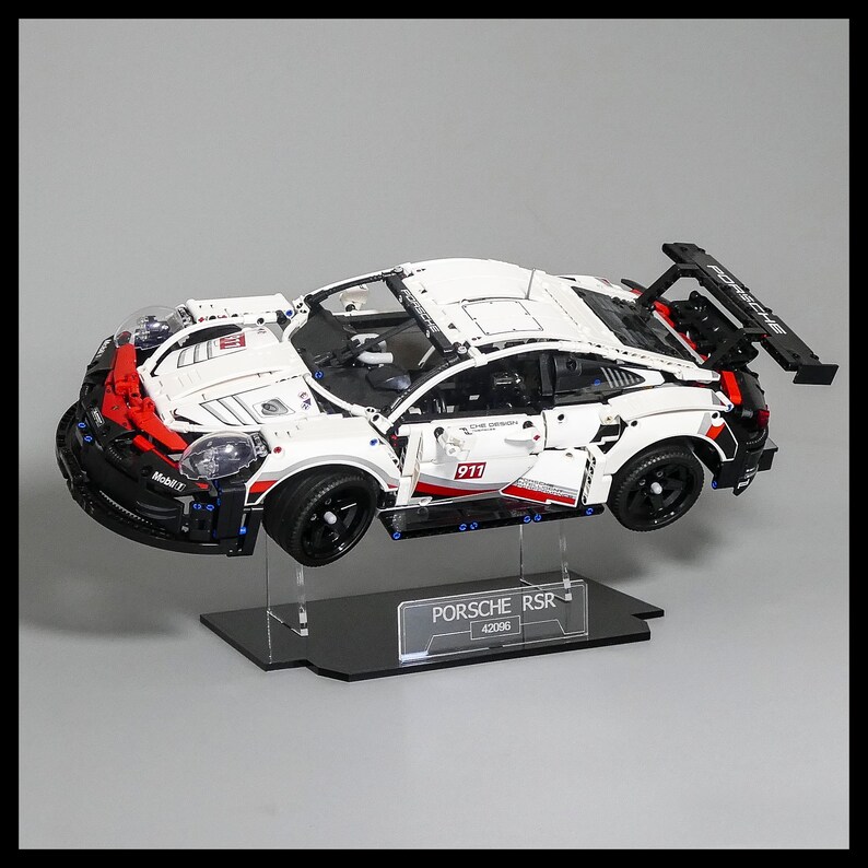 Acrylic Display Stand for LEGO Technic Porsche RSR 42096