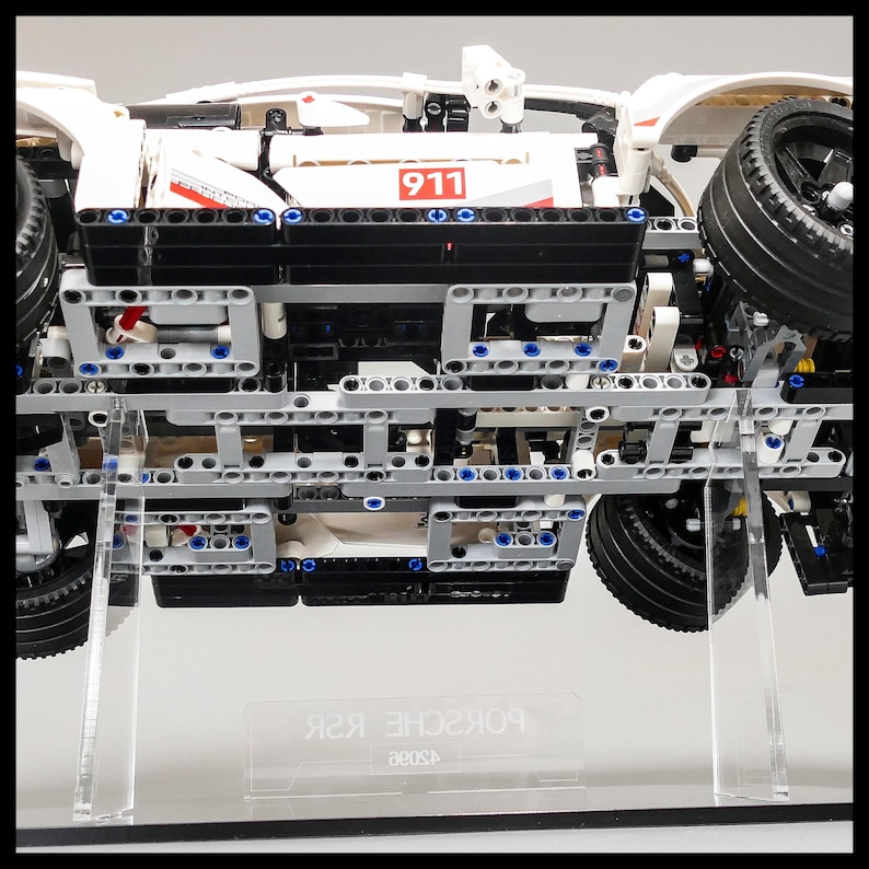 Acrylic Display Stand for LEGO Technic Porsche RSR 42096