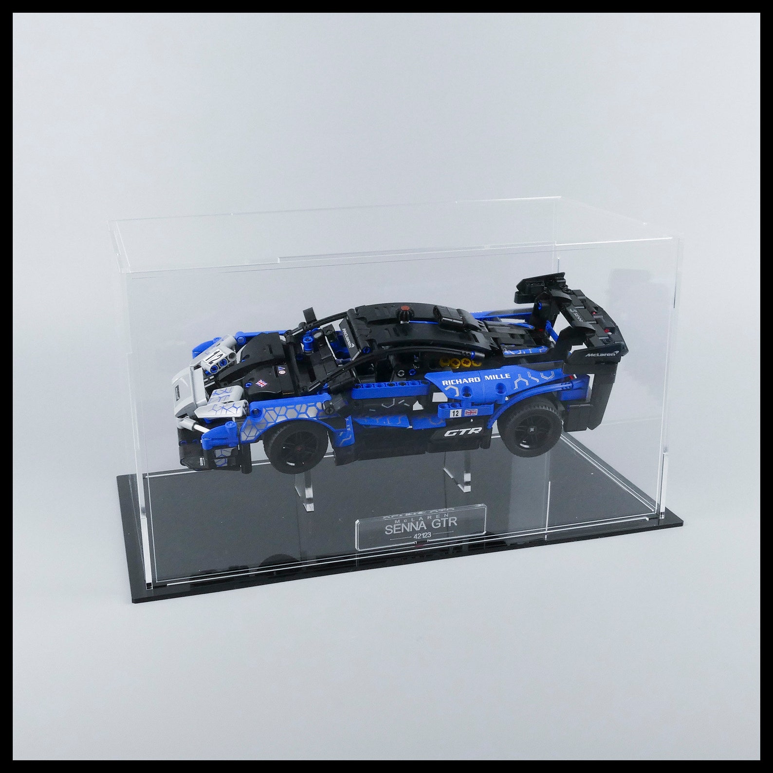 McLaren Senna Display Case con soporte interno para el modelo Etsy