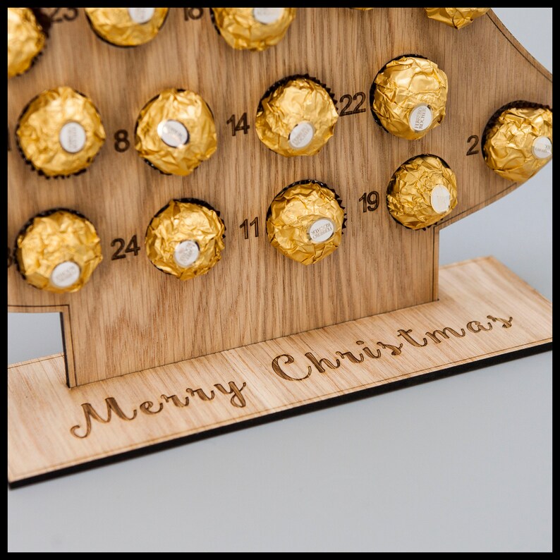 Christmas Ferrero Rocher Advent Calendar Etsy Christmas Ferrero Rocher Advent Calendar Etsy