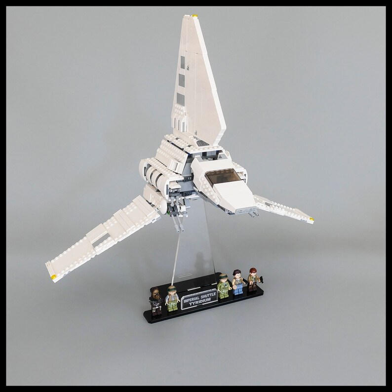 Acrylic display stand for LEGO Star Wars Imperial Shuttle Etsy