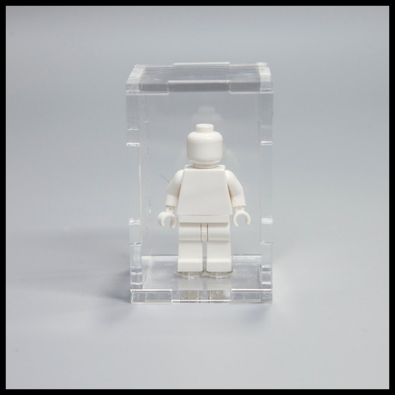 acrylic minifigure display case