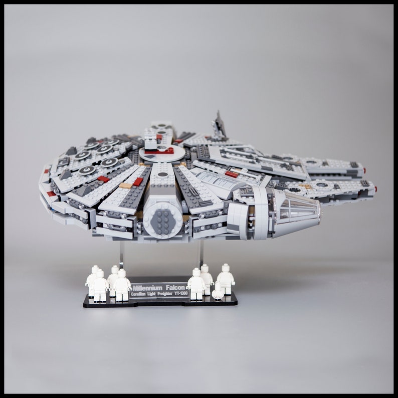 Acrylic Display Stand for LEGO Star Wars Millennium Falcon Etsy