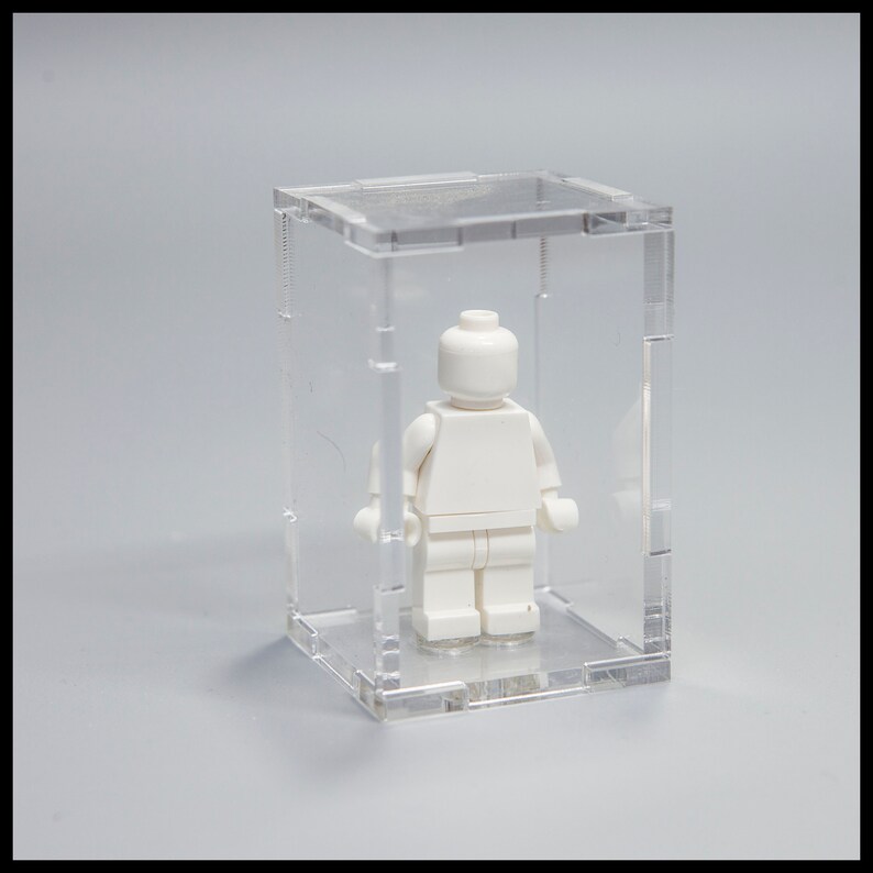 Pack of 5 Acrylic Display Cases for Single LEGO Minifigures Etsy