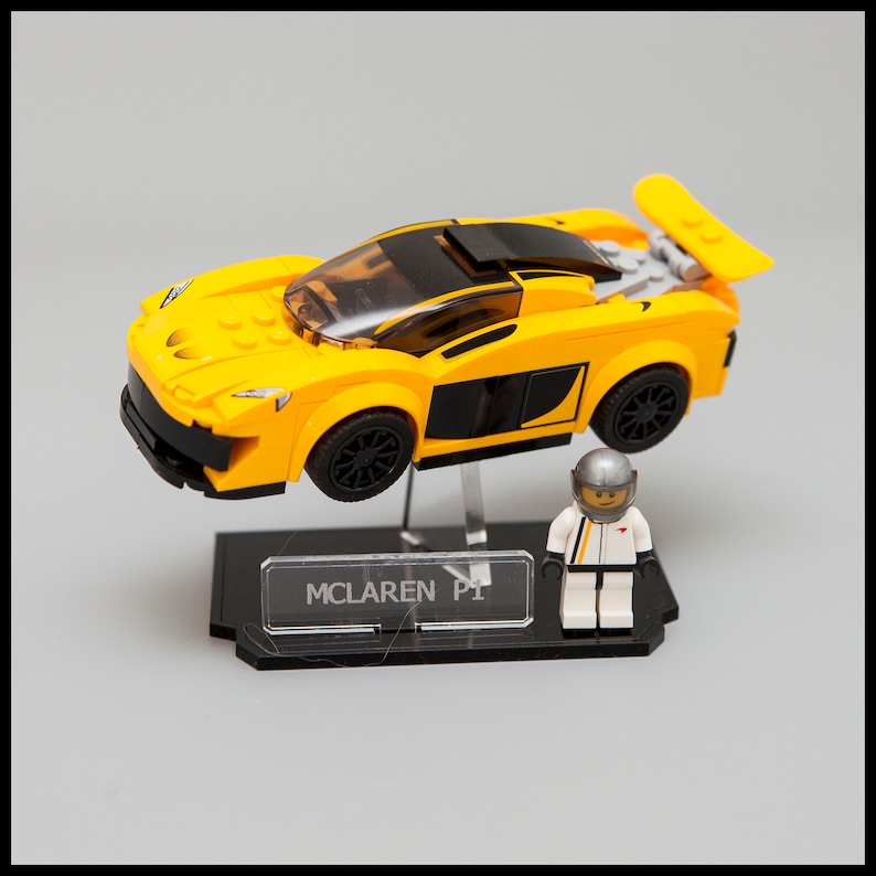 Acrylic display stands for the LEGO Speed Champions Etsy