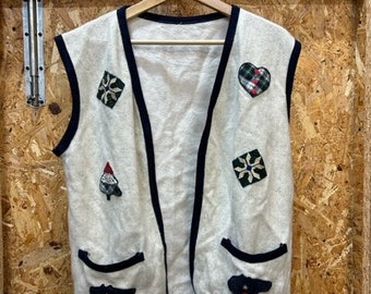 Gilet in pile vintage