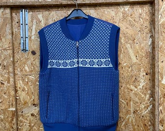 Pile invernale blu vintage