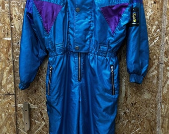 Tuta da sci vintage con stella rossa