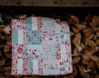 Baby quilt featuring Little Red in the Woods