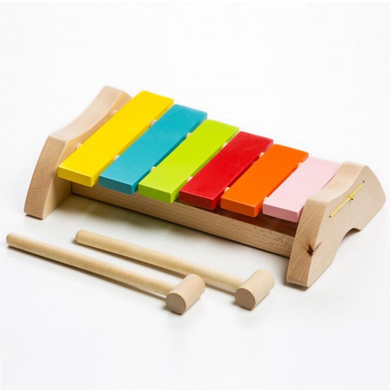Xylophone kids Drum Sensory toys Fine motor skills Instruments Etsy