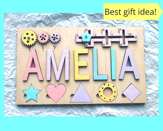 personalized name puzzle for 1 year old