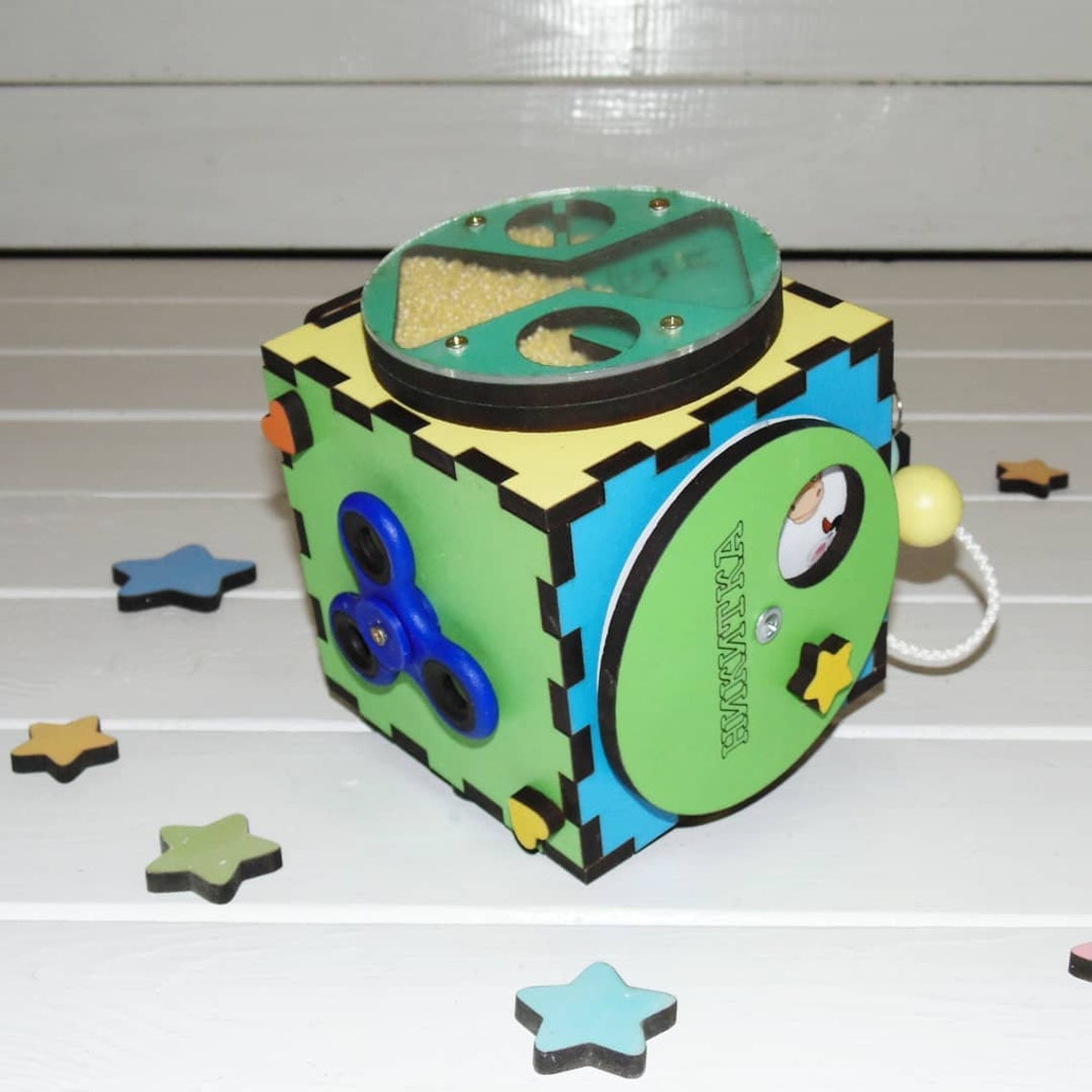 NAME busy board montessori toys mental health fidget toy quiet | Etsy