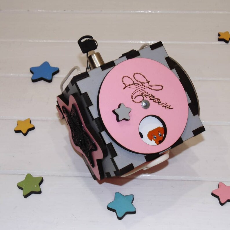 Busy board 1 year old boy gift granddaughter baptism girl first birthday sensory box activity cube montessori toddler travel toy personalize