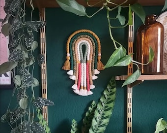 Indigenous wall decoration, macrame wall hanging, macrame tapestry