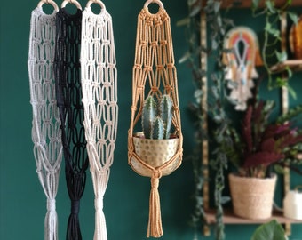 Hanging basket, macrame hanging basket, macrame planthanger