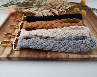 Macrame key fob, keychain, boho accessories, key strap
