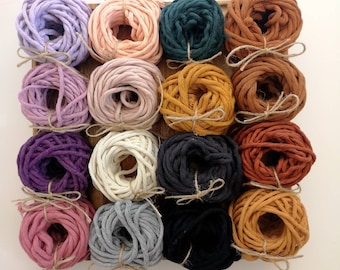 Macrame yarn 4 mm twisted (5/10/20/30 m bundle)