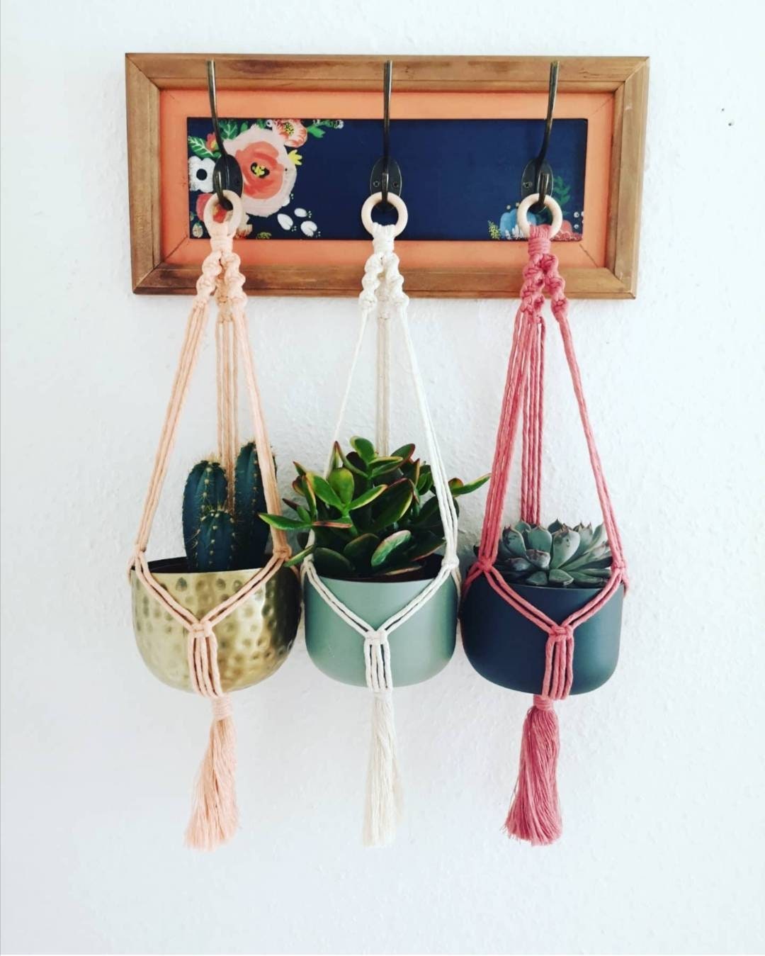 Feu de Circulation Fleurs Macramé, Feu Fleurs, Planthanger, Planthanger Macramé