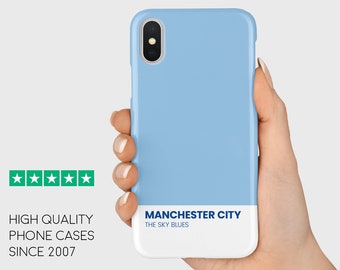 Man City Hard Plastic Phone Case, Manchester City FC