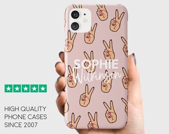 Funda personalizada para iPhone: nombre personalizado, funda protectora