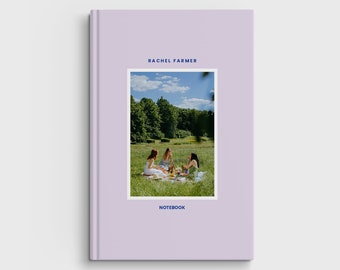 Diario de tapa dura con foto personalizado: Cuaderno A5/A4 personalizado