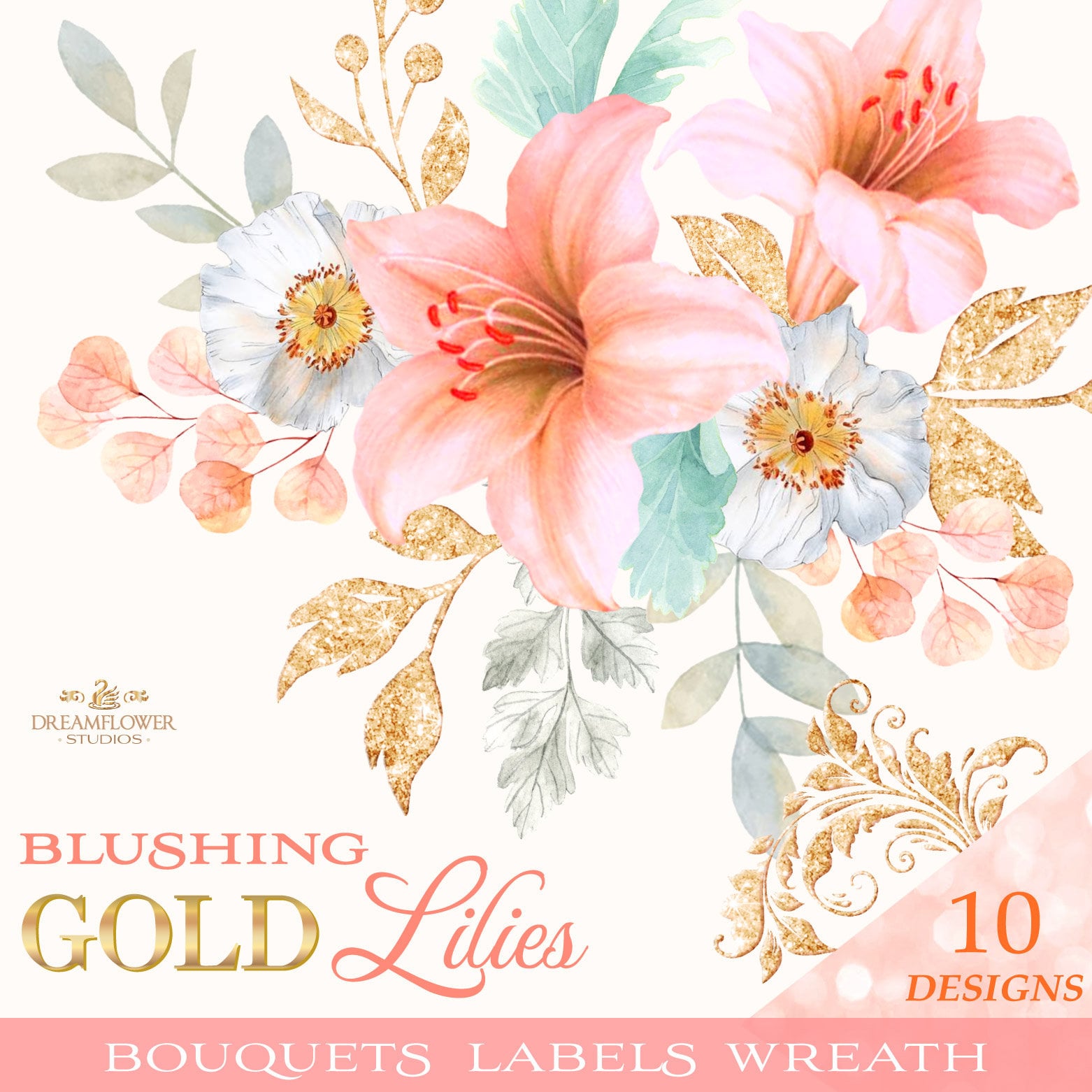 Lily Clipart Lilies Clipart Watercolor Lilly Blush Flowers Etsy Lily Clipart Lilies Clipart Watercolor Lilly Blush Flowers Etsy