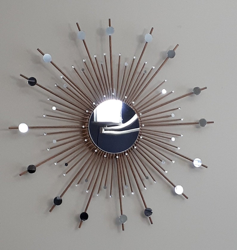 Sunburst Wall Mirror Decor