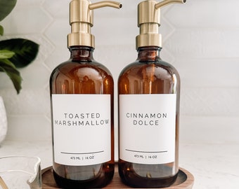 16oz Coffee Syrup Bottle Dispensers, Refillable Pump Bottles for Coffee Bar, Kitchen Cafe & Homemade Drink Syrups, Coffee Bar, Minimalist