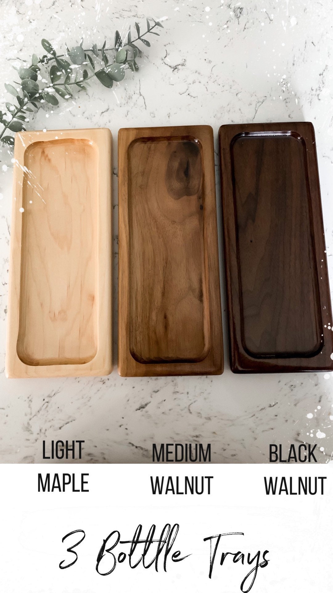 DIY Woodburned Kitchen Soap Dispenser Tray for Hands and Dishes