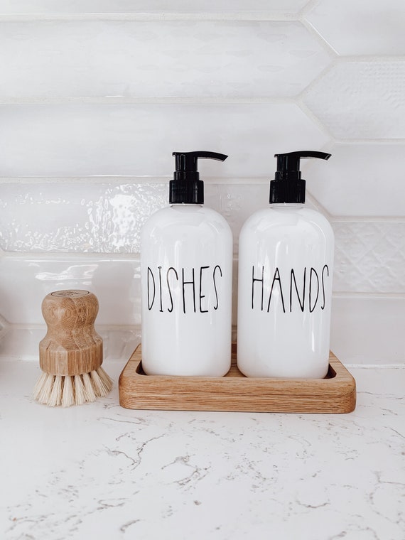 Hand and Dish Soap Dispenser for Kitchen Sink - Farmhouse Kitchen