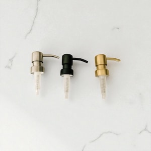 Stainless Steel Soap Dispenser Pump: Metal Replacement Pump