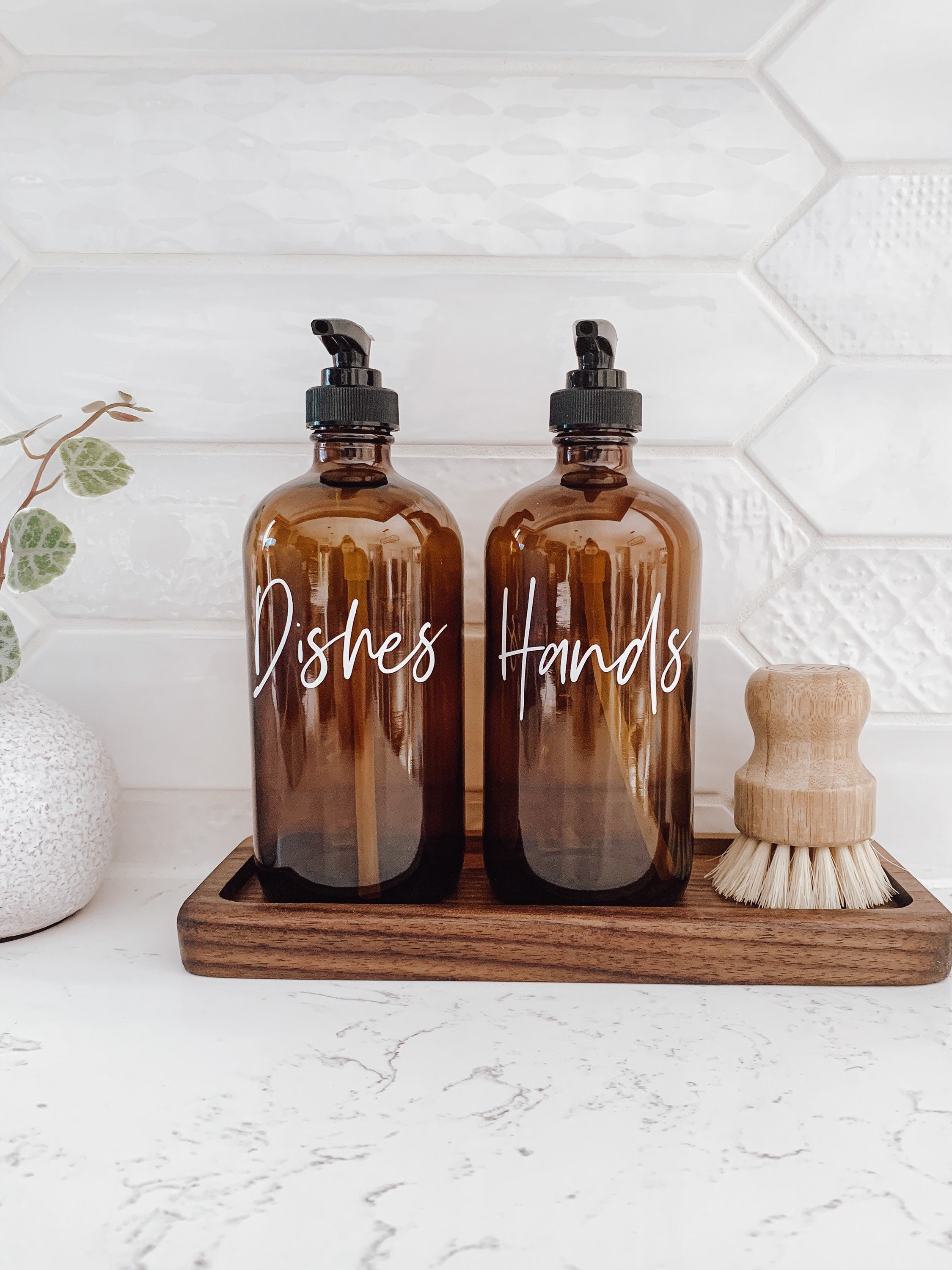 Handmade Wood Tray Maple -   Dish soap dispenser, Hand and