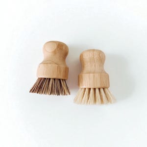Sisal Pot Brush| Bamboo Pot Scrubber| Zero Waste Dish Brush | Eco Friendly | Housewarming Gift | Farmhouse | Dish Brush | Kitchen  |Gift