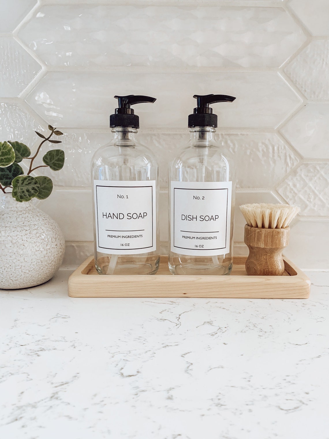 Handmade Wood Tray Soap Dispenser Tray Wood Tray 3 Bottle Etsy