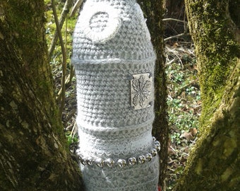 Fusée au crochet, fusée lunaire, vaisseau spatial amigurumi