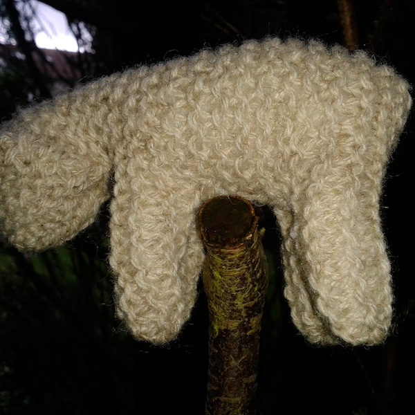 Lamm gestrickt, Waldorfstil, gestricktes Schaf