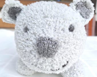 Wombat gestrickt, Sir William IV das Wombat 18 x 15 x 12cm