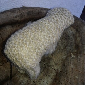 Knitted lamb with dark nose, Waldorf style image 6