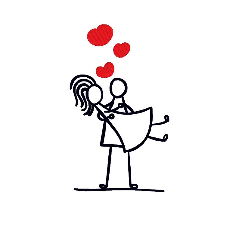 Love pes INSTANT DOWNLOAD love pes embroidery design digital embroidery valentine pes