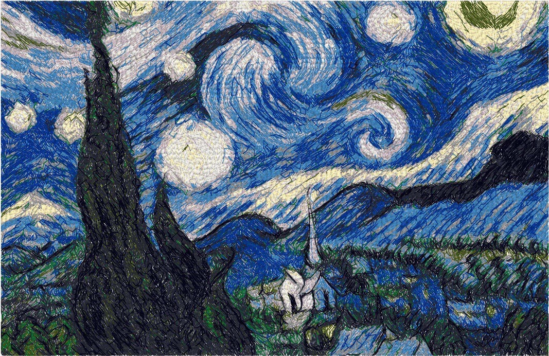 Lego картина ван гога