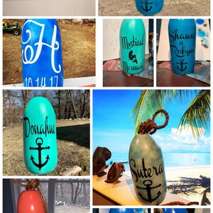 Nautical Decor Lobster buoys made to order custom-Hand Painted- beach decor