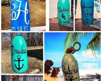 Nautical Decor Lobster buoys made to order custom-Hand Painted- beach decor