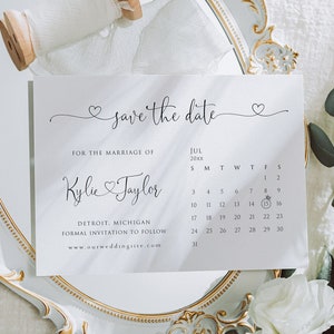 Save The Date Card, Editable Save The Date Template, Printable Save The Date Card, Modern Save The Date Invites, Save Our Date Template,