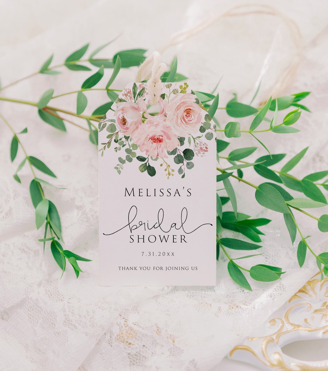 Editable Bridal Shower Favor Tags, Printable Bridal Shower Favor Tag ...