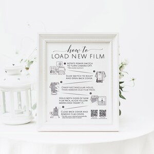 Photo Guest Book Sign Wedding Printables Instax Camera - Etsy