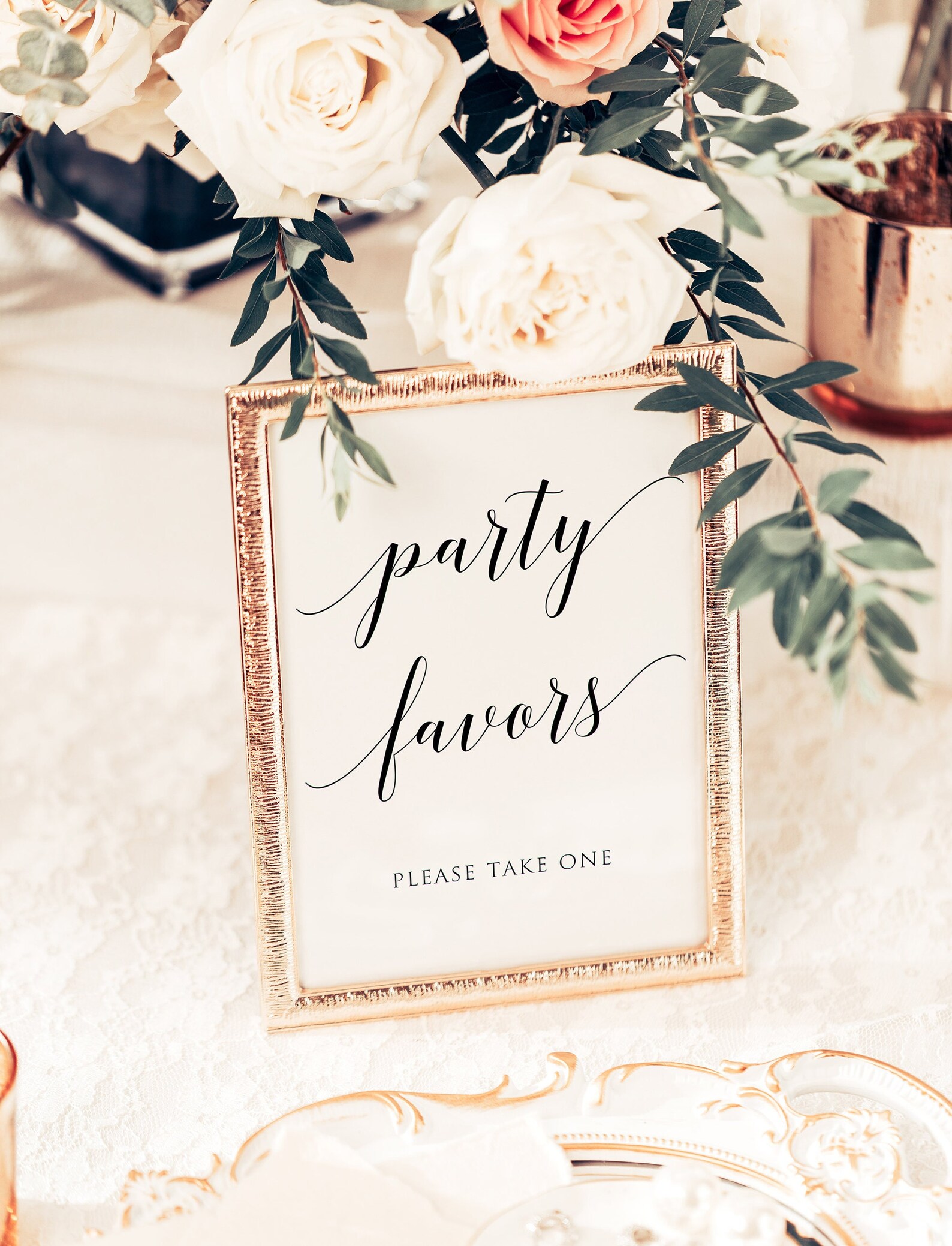 Printable Party Favors Sign Template Party Favors Sign Etsy