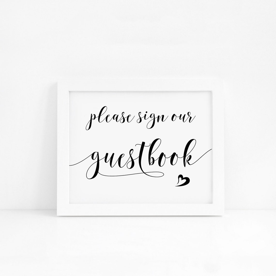 Guestbook Signguest Book Sign Wedding Guestbook Signrustic Etsy
